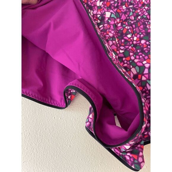 Lululemon Surf Short II Reversible Board Short Paradise Camo Regal Plum Size 4 - Picture 2 of 3